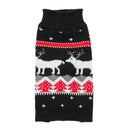 Pet Christmas Sweater Pet Elk Snowflake Dog Sweater, Size:S(MYD104 Black)