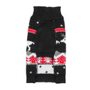Pet Christmas Sweater Pet Elk Snowflake Dog Sweater, Size:S(MYD104 Black)
