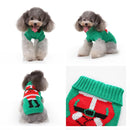 Pet Christmas Sweater Pet Elk Snowflake Dog Sweater, Size:S(MYD104 Black)