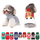 Pet Christmas Sweater Pet Elk Snowflake Dog Sweater, Size:S(MYD96 Red)