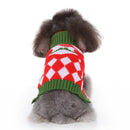 Pet Christmas Sweater Pet Elk Snowflake Dog Sweater, Size:XXL(MYD103 Red)