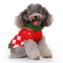 Pet Christmas Sweater Pet Elk Snowflake Dog Sweater, Size:XXL(MYD103 Red)