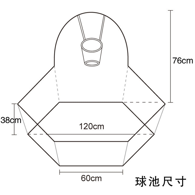 Kids Indoor Outdoor Safe Tent Children Foldable Playpens Game Cartoon Throwing Basketball Pool For Kids(Pink)