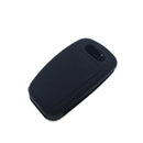 2 PCS Car Key Cover Silicone Flip Key Remote Holder Case Cover for Audi Q3 A3 A1(Green)