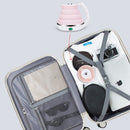 Portable Folding Silicone Intelligent Constant Temperature Travel Camping Electric Kettle, Power cord specification:EU Plug(White)