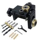10 In 1 Straight Hole Punch Locator Dowels Locator Furniture Puncher Connector Puncher