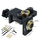 10 In 1 Straight Hole Punch Locator Dowels Locator Furniture Puncher Connector Puncher