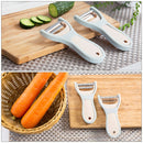 Fruit Vegetable Peeler Planer Potato Carrot Kitchen Tool(Blue)