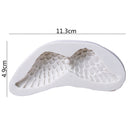 2 PCS Angel Wings 3D Silicone Mold Fondant Cakes Decorate Tools(White)