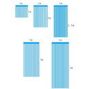 2 PCS Laser Rain Tinsel Foil Curtain Birthday Party Decoration Tassel Wall, Size:1x2.5m(Red)