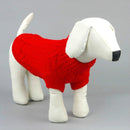 High-elastic Solid Color Dog Sweater Teddy Dog Clothes, Size:XS(Red)