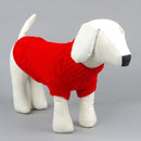 High-elastic Solid Color Dog Sweater Teddy Dog Clothes, Size:XS(Red)