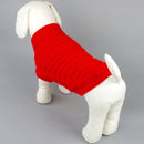 High-elastic Solid Color Dog Sweater Teddy Dog Clothes, Size:XS(Red)