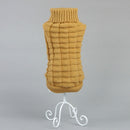 High-elastic Solid Color Dog Sweater Teddy Dog Clothes, Size:XS(Yellow)