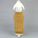 High-elastic Solid Color Dog Sweater Teddy Dog Clothes, Size:XS(Yellow)