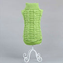 High-elastic Solid Color Dog Sweater Teddy Dog Clothes, Size:S(Green)