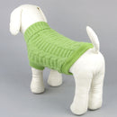 High-elastic Solid Color Dog Sweater Teddy Dog Clothes, Size:M(Green)