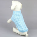 High-elastic Solid Color Dog Sweater Teddy Dog Clothes, Size:M(Blue)