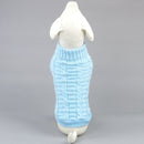 High-elastic Solid Color Dog Sweater Teddy Dog Clothes, Size:M(Blue)