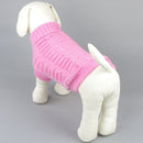 High-elastic Solid Color Dog Sweater Teddy Dog Clothes, Size:M(Pink)