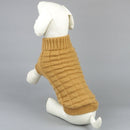 High-elastic Solid Color Dog Sweater Teddy Dog Clothes, Size:L(Yellow)