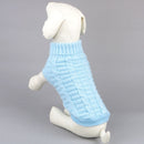 High-elastic Solid Color Dog Sweater Teddy Dog Clothes, Size:XL(Blue)