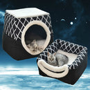 Cat Nest Capsule Four Seasons Universal Closed Cat Bed, Size:XL(Gray)