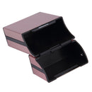 Aluminum Cigar Cigarette Case Tobacco Holder Pocket Box Storage Container Smoking Set(Pink)
