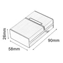 Aluminum Cigar Cigarette Case Tobacco Holder Pocket Box Storage Container Smoking Set(Pink)