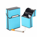 Aluminum Cigar Cigarette Case Tobacco Holder Pocket Box Storage Container Smoking Set(Pink)