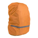 Reflective Light Waterproof Dustproof Backpack Rain Cover Portable Ultralight Shoulder Bag Protect Cover, Size:S(Orange)
