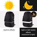 Reflective Light Waterproof Dustproof Backpack Rain Cover Portable Ultralight Shoulder Bag Protect Cover, Size:S(Orange)