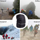 Reflective Light Waterproof Dustproof Backpack Rain Cover Portable Ultralight Shoulder Bag Protect Cover, Size:M(Black)