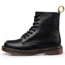 Martin Boots Plus Velvet Couple Tooling Boots, Size:40(Black)
