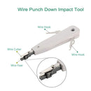 Three-purpose Network Cable Clamp Tester Hand Tool Set Home Network Repair Kit, Style:12 in 1