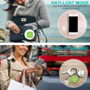 Portable Mini Square Anti Lost Device Smart Bluetooth Remote Anti Theft Keychain Alarm(Blue)
