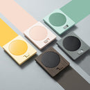 Home USB Constant Temperature Cup Mat Heat Thermos Coaster, Style:With Adapter(Lemon Yellow)