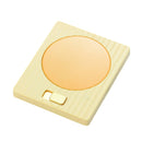 Home USB Constant Temperature Cup Mat Heat Thermos Coaster, Style:Without Adapter(Lemon Yellow)