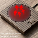 Home USB Constant Temperature Cup Mat Heat Thermos Coaster, Style:Without Adapter(Romantic Pink)
