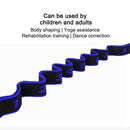 8 Lattice Yoga Stretch Band Dance Elastic Band Resistance Band(Blue)