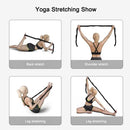 8 Lattice Yoga Stretch Band Dance Elastic Band Resistance Band(Roseate)