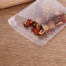 100 PCS Plastic Transparent Cellophane Bags Polka Dot Candy Cookie Gift Bag with DIY Self Adhesive Pouch Celofan Bags for Party, Size:7x7cm(Transparent)