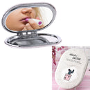 Portable Cosmetic Mirror Fresh Cactus Small Mirror(Pink Red)