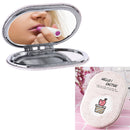 Portable Cosmetic Mirror Fresh Cactus Small Mirror(Watermelon Red)
