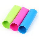 2 PCS Kitchen Peeling Garlic Press Garlic Peeler Does Not Hurt the Hand Silicone Garlic Peeler(Blue)