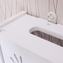 Wifi Router Box PVC Wall-mounted Shelf Hanging Board Bracket Storage Box, Size:41x23x8.5cm(Coconut Tree)