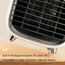 X-02 Home Office Desktop Mini Heater With Night Light, Plug Type:AU Plug(White)