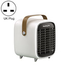 X-02 Home Office Desktop Mini Heater With Night Light, Plug Type:UK Plug(White)