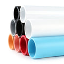 70x140cm Shooting Background Board PVC Matte Board Photography Background Cloth Solid Color Shooting Props(White)