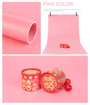 70x140cm Shooting Background Board PVC Matte Board Photography Background Cloth Solid Color Shooting Props(Pink)